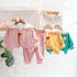 Huahua Casual Lapel Cardigan Three Piece Zipper Shirt Long Sleeve Suit